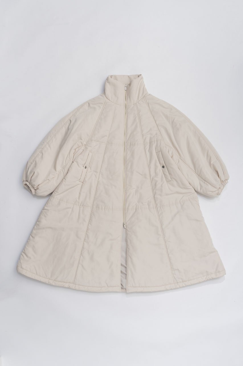 【プランク プロジェクト/PRANK PROJECT】のパデットバルーンコート インテリア・キッズ・メンズ・レディースファッション・服の通販 founy(ファニー) 　ファッション　Fashion　レディースファッション　Fashion for Women　アウター　Coat / Outerwear Collection　コート・ロングコート・ピーコート　Long Coats, Peacoats & More　タフタ　Taffeta, Structured Fabric　ドローコード　Drawcord, Drawstring Cord　バルーン　Balloon, Balloon Silhouette　フレア　Flare, Flared　ロング　Long, Long-Length　新作・新入荷　New Arrivals / New In　防寒　Cold Protection, Winter-Ready　IVR(アイボリー)|ID: prp329100004706798 ipo3291000000033994986