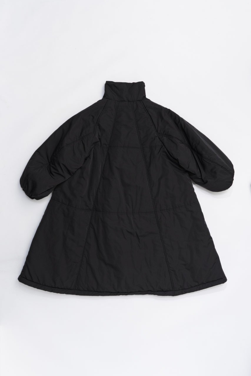 【プランク プロジェクト/PRANK PROJECT】のパデットバルーンコート 人気、トレンドファッション・服の通販 founy(ファニー) 　ファッション　Fashion　レディースファッション　Fashion for Women　アウター　Coat / Outerwear Collection　コート・ロングコート・ピーコート　Long Coats, Peacoats & More　タフタ　Taffeta, Structured Fabric　ドローコード　Drawcord, Drawstring Cord　バルーン　Balloon, Balloon Silhouette　フレア　Flare, Flared　ロング　Long, Long-Length　新作・新入荷　New Arrivals / New In　防寒　Cold Protection, Winter-Ready　other-4|ID: prp329100004706798 ipo3291000000033994990