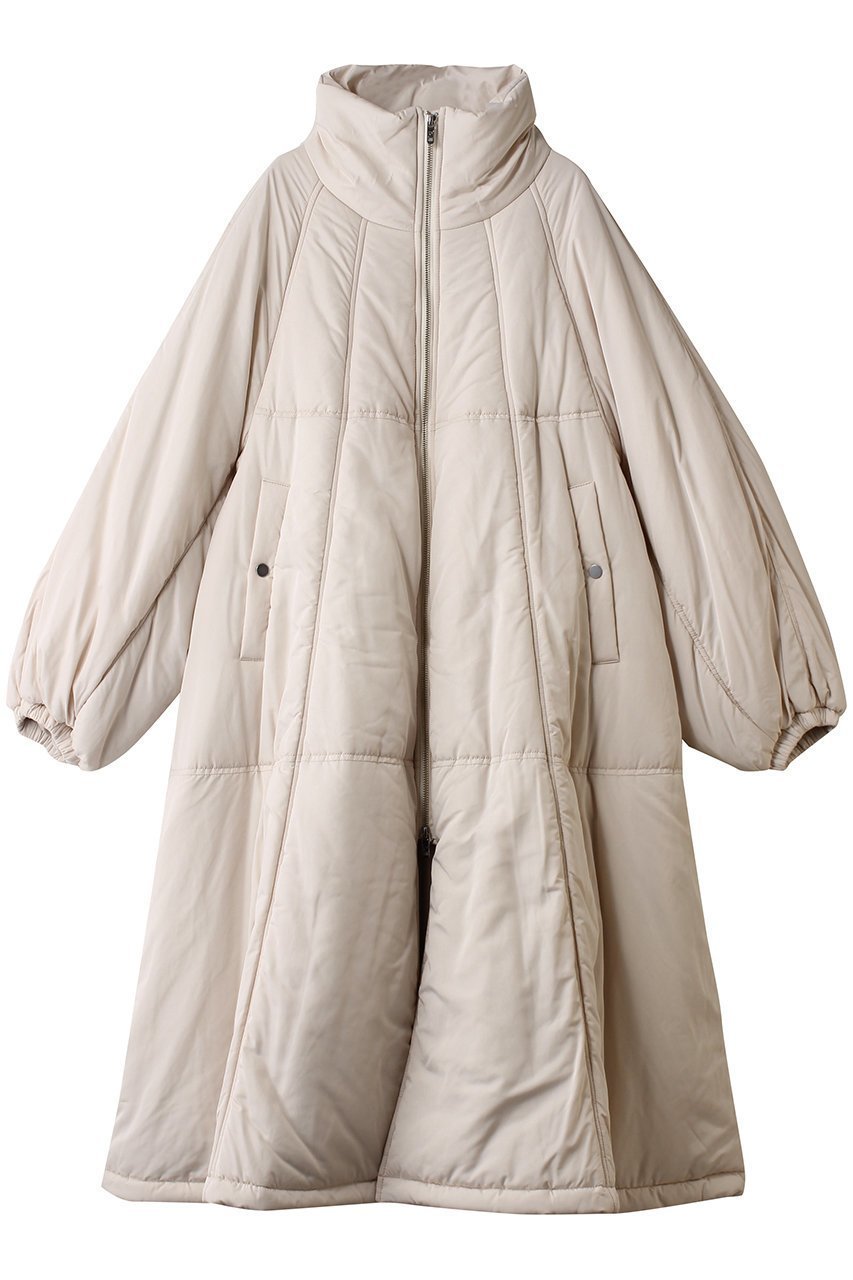 【プランク プロジェクト/PRANK PROJECT】のパデットバルーンコート 人気、トレンドファッション・服の通販 founy(ファニー) 　ファッション　Fashion　レディースファッション　Fashion for Women　アウター　Coat / Outerwear Collection　コート・ロングコート・ピーコート　Long Coats, Peacoats & More　タフタ　Taffeta, Structured Fabric　ドローコード　Drawcord, Drawstring Cord　バルーン　Balloon, Balloon Silhouette　フレア　Flare, Flared　ロング　Long, Long-Length　防寒　Cold Protection, Winter-Ready　 other-1|ID: prp329100004706798 ipo3291000000035498895