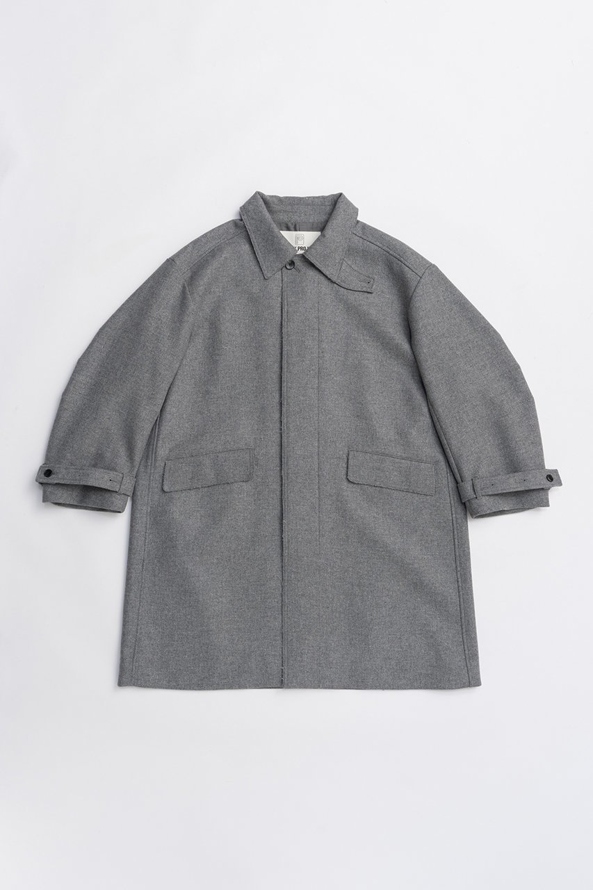 【プランク プロジェクト/PRANK PROJECT】のウールステンカラーコート インテリア・キッズ・メンズ・レディースファッション・服の通販 founy(ファニー) 　ファッション　Fashion　レディースファッション　Fashion for Women　アウター　Coat / Outerwear Collection　コート・ロングコート・ピーコート　Long Coats, Peacoats & More　ハイネック　High Neck, Mock Neck　ミドル　Middle Length, Mid Height　ロング　Long, Long-Length　新作・新入荷　New Arrivals / New In　GRY(グレー)|ID: prp329100004706800 ipo3291000000033995008