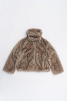 【プランク プロジェクト/PRANK PROJECT】のフェイクファーショートコート 人気、トレンドファッション・服の通販 founy(ファニー) ファッション Fashion レディースファッション Fashion for Women アウター Coat / Outerwear Collection コート・ロングコート・ピーコート Long Coats, Peacoats & More ショート Short, Short Length トレンド Trend, Trending Now ハイネック High Neck, Mock Neck フェイクファー Faux Fur, Imitation Fur ロング Long, Long-Length 今季 This Season, Current Season 新作・新入荷 New Arrivals / New In thumbnail BRN(ブラウン)|ID: prp329100004706801 ipo3291000000033995017