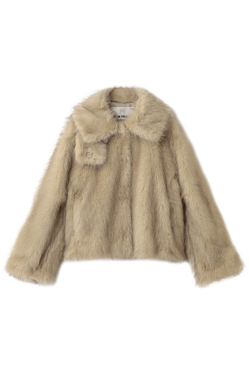 【プランク プロジェクト/PRANK PROJECT】のフェイクファーショートコート インテリア・キッズ・メンズ・レディースファッション・服の通販 founy(ファニー) 　ファッション　Fashion　レディースファッション　Fashion for Women　アウター　Coat / Outerwear Collection　コート・ロングコート・ピーコート　Long Coats, Peacoats & More　ショート　Short, Short Length　トレンド　Trend, Trending Now　ハイネック　High Neck, Mock Neck　フェイクファー　Faux Fur, Imitation Fur　ロング　Long, Long-Length　今季　This Season, Current Season　IVR(アイボリー)|ID: prp329100004706801 ipo3291000000035498912