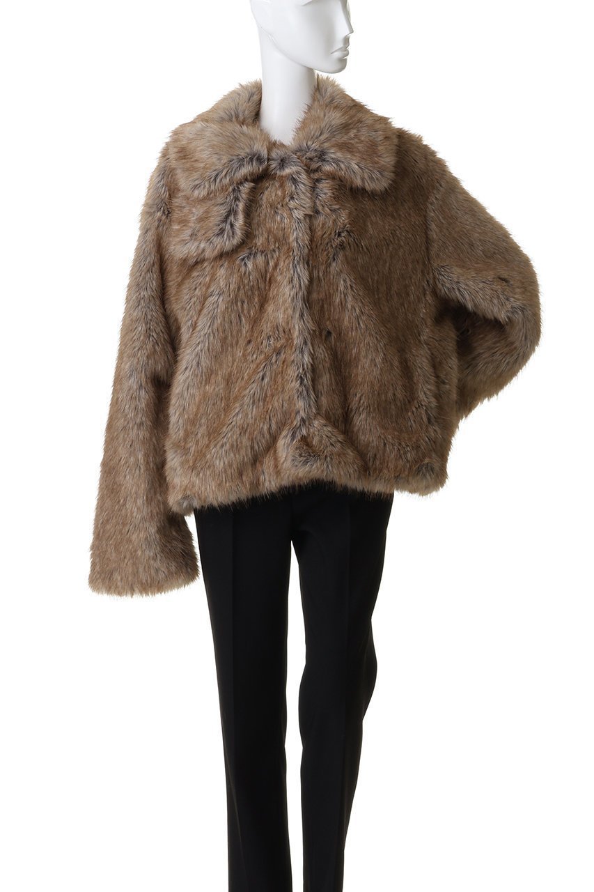 【プランク プロジェクト/PRANK PROJECT】のフェイクファーショートコート 人気、トレンドファッション・服の通販 founy(ファニー) 　ファッション　Fashion　レディースファッション　Fashion for Women　アウター　Coat / Outerwear Collection　コート・ロングコート・ピーコート　Long Coats, Peacoats & More　ショート　Short, Short Length　トレンド　Trend, Trending Now　ハイネック　High Neck, Mock Neck　フェイクファー　Faux Fur, Imitation Fur　ロング　Long, Long-Length　今季　This Season, Current Season　other-2|ID: prp329100004706801 ipo3291000000035498914