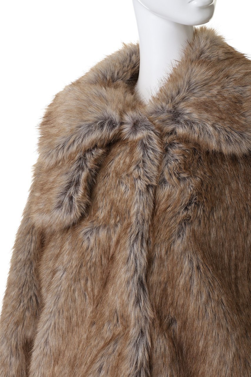 【プランク プロジェクト/PRANK PROJECT】のフェイクファーショートコート 人気、トレンドファッション・服の通販 founy(ファニー) 　ファッション　Fashion　レディースファッション　Fashion for Women　アウター　Coat / Outerwear Collection　コート・ロングコート・ピーコート　Long Coats, Peacoats & More　ショート　Short, Short Length　トレンド　Trend, Trending Now　ハイネック　High Neck, Mock Neck　フェイクファー　Faux Fur, Imitation Fur　ロング　Long, Long-Length　今季　This Season, Current Season　other-5|ID: prp329100004706801 ipo3291000000035831326