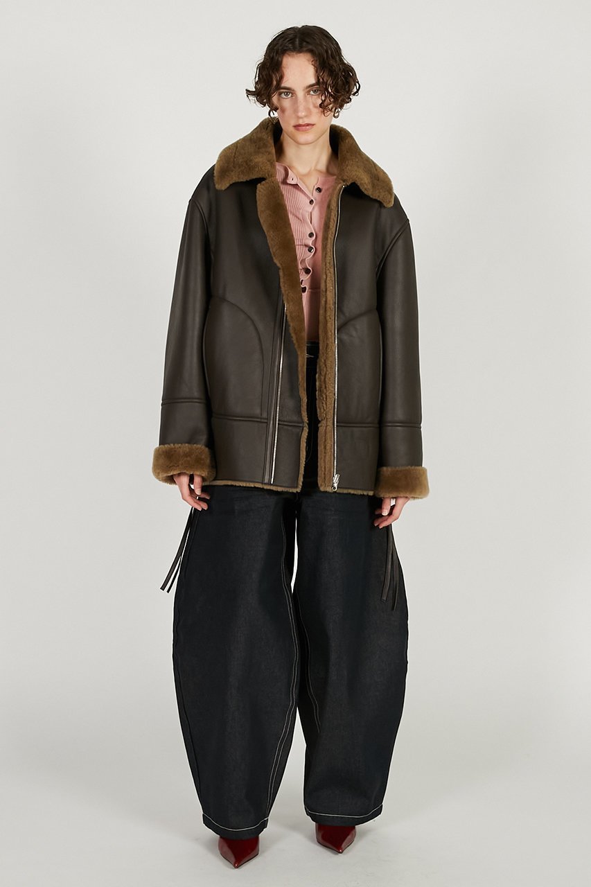 【プランク プロジェクト/PRANK PROJECT】のリバーシブルムートンコート 人気、トレンドファッション・服の通販 founy(ファニー) ファッション Fashion レディースファッション Fashion for Women アウター Coat / Outerwear Collection コート・ロングコート・ピーコート Long Coats, Peacoats & More スリット Slit, Slit Detail モダン Modern, Contemporary リバーシブル Reversible, Two-Sided ロング Long, Long-Length other-7|ID: prp329100004706802 ipo3291000000035498937