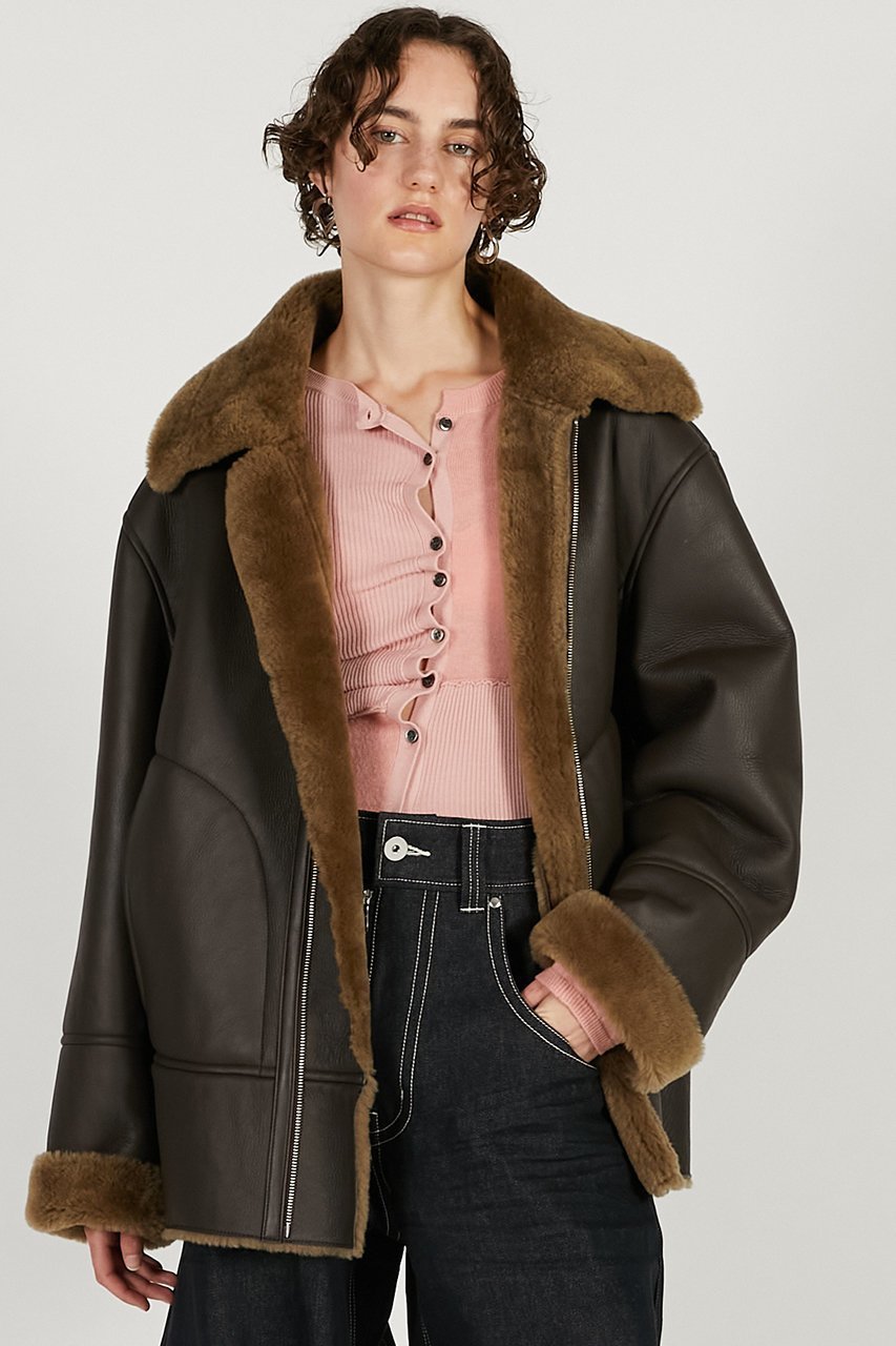 【プランク プロジェクト/PRANK PROJECT】のリバーシブルムートンコート 人気、トレンドファッション・服の通販 founy(ファニー) ファッション Fashion レディースファッション Fashion for Women アウター Coat / Outerwear Collection コート・ロングコート・ピーコート Long Coats, Peacoats & More スリット Slit, Slit Detail モダン Modern, Contemporary リバーシブル Reversible, Two-Sided ロング Long, Long-Length other-8|ID: prp329100004706802 ipo3291000000035498938