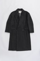 【プランク プロジェクト/PRANK PROJECT】のスーパービックコート 人気、トレンドファッション・服の通販 founy(ファニー) ファッション Fashion レディースファッション Fashion for Women アウター Coat / Outerwear Collection コート・ロングコート・ピーコート Long Coats, Peacoats & More ショート Short, Short Length ストライプ Stripe, Striped Pattern ロング Long, Long-Length 新作・新入荷 New Arrivals / New In thumbnail C.GRY(チャコールグレー)|ID: prp329100004706803 ipo3291000000033995037