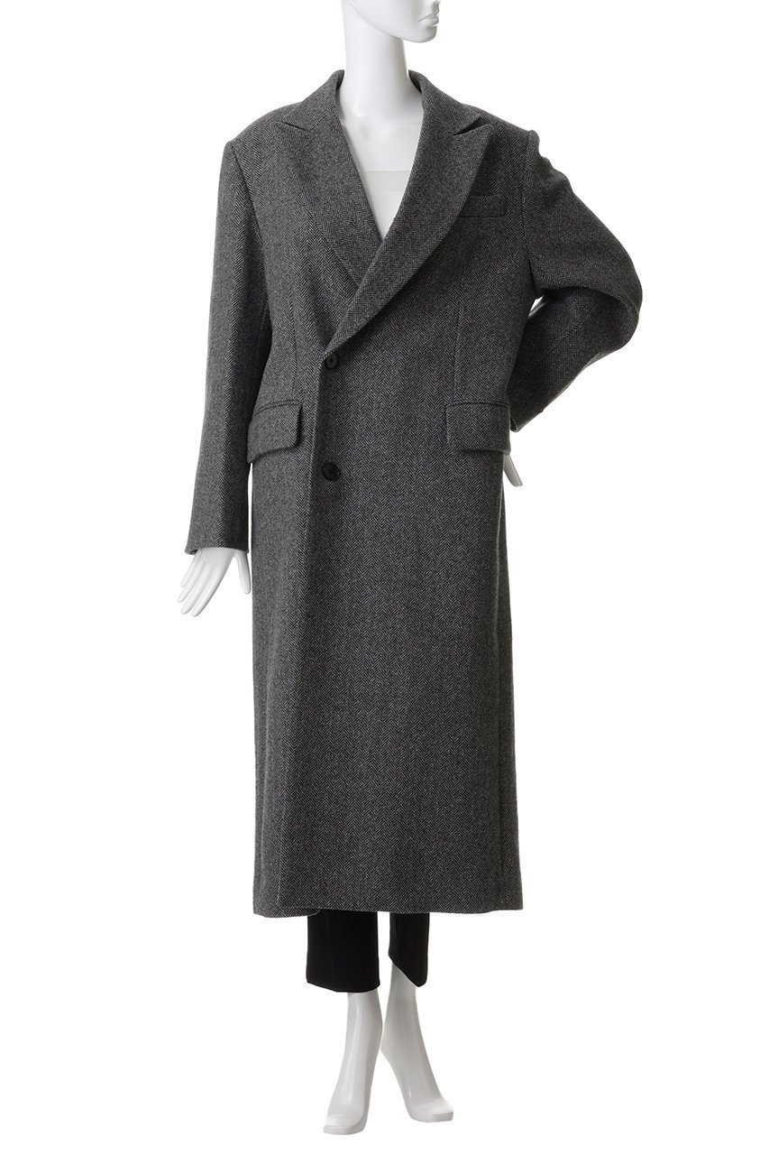 【プランク プロジェクト/PRANK PROJECT】のナローシングルコート 人気、トレンドファッション・服の通販 founy(ファニー) ファッション Fashion レディースファッション Fashion for Women アウター Coat / Outerwear Collection コート・ロングコート・ピーコート Long Coats, Peacoats & More シルク Silk, 100% Silk ネップ Nepp, Slub Yarn フォルム Silhouette, Form マニッシュ Mannish, Boyish ロング Long, Long-Length other-2|ID: prp329100004706805 ipo3291000000036065871