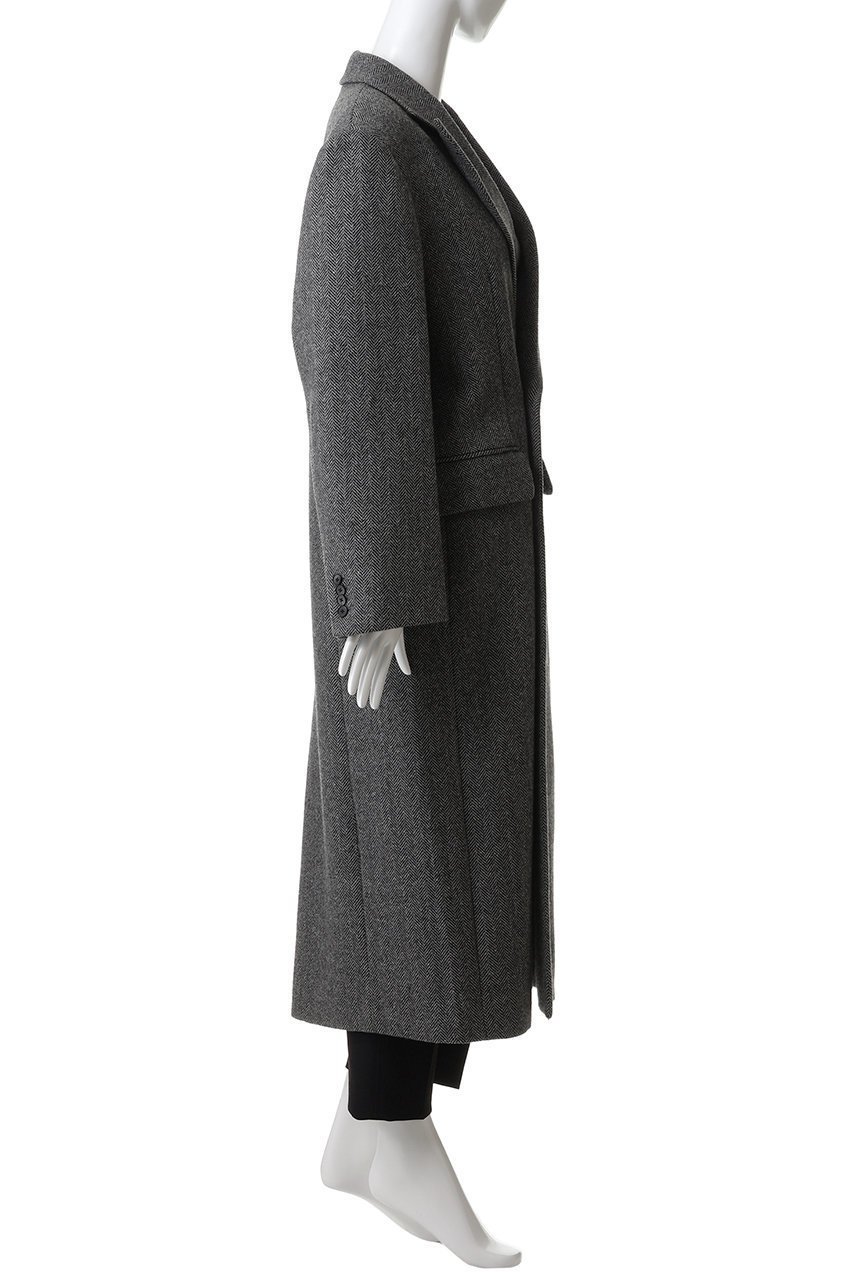 【プランク プロジェクト/PRANK PROJECT】のナローシングルコート 人気、トレンドファッション・服の通販 founy(ファニー) ファッション Fashion レディースファッション Fashion for Women アウター Coat / Outerwear Collection コート・ロングコート・ピーコート Long Coats, Peacoats & More シルク Silk, 100% Silk ネップ Nepp, Slub Yarn フォルム Silhouette, Form マニッシュ Mannish, Boyish ロング Long, Long-Length other-3|ID: prp329100004706805 ipo3291000000036065872