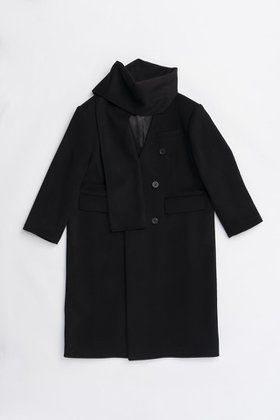 【プランク プロジェクト/PRANK PROJECT】のマフラー付きコート 人気、トレンドファッション・服の通販 founy(ファニー) ファッション Fashion レディースファッション Fashion for Women アウター Coat / Outerwear Collection コート・ロングコート・ピーコート Long Coats, Peacoats & More マフラー・スヌード / 冬小物の定番 Scarves & Mufflers ショルダー Shoulder, Shoulder Strap マニッシュ Mannish, Boyish マフラー Scarf, Muffler ロング Long, Long-Length 新作・新入荷 New Arrivals / New In |ID:prp329100004706806