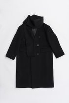 【プランク プロジェクト/PRANK PROJECT】のマフラー付きコート 人気、トレンドファッション・服の通販 founy(ファニー) ファッション Fashion レディースファッション Fashion for Women アウター Coat / Outerwear Collection コート・ロングコート・ピーコート Long Coats, Peacoats & More マフラー・スヌード / 冬小物の定番 Scarves & Mufflers ショルダー Shoulder, Shoulder Strap マニッシュ Mannish, Boyish マフラー Scarf, Muffler ロング Long, Long-Length 新作・新入荷 New Arrivals / New In thumbnail BLK(ブラック)|ID: prp329100004706806 ipo3291000000033995061