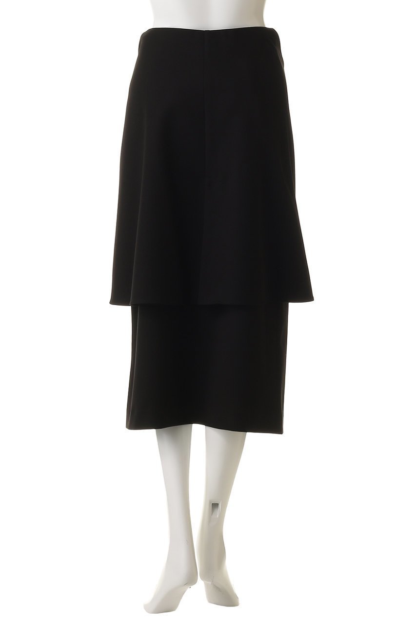 【プランク プロジェクト/PRANK PROJECT】のレイヤードミディスカート 人気、トレンドファッション・服の通販 founy(ファニー) 　ファッション　Fashion　レディースファッション　Fashion for Women　スカート　Skirts　ジャケット　Jacket, Outerwear　ストライプ　Stripe, Striped Pattern　スマート　Smart, Elegant　再入荷　Restock / Back in Stock　無地　Plain, Solid Color　other-7|ID: prp329100004706811 ipo3291000000034605081