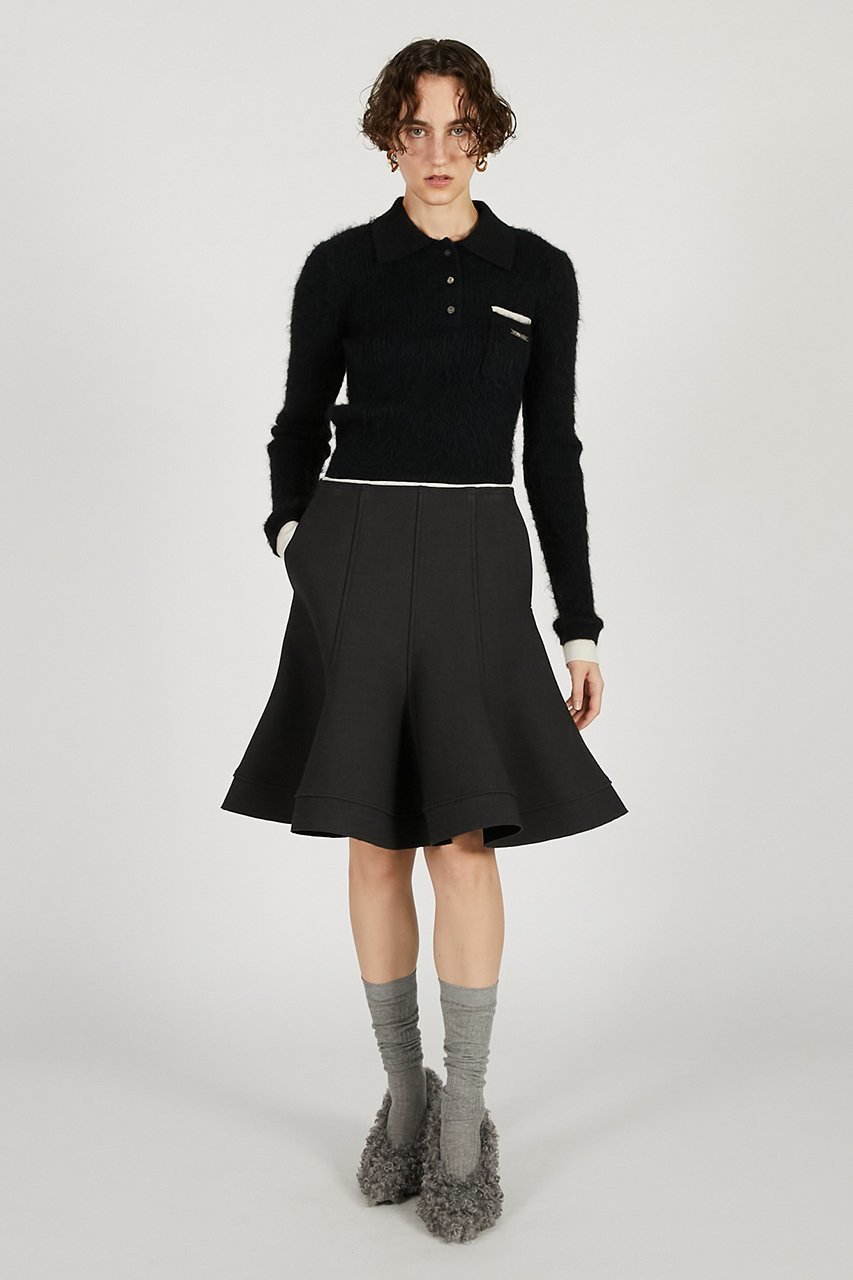 【プランク プロジェクト/PRANK PROJECT】のフォルムフレアスカート 人気、トレンドファッション・服の通販 founy(ファニー) 　ファッション　Fashion　レディースファッション　Fashion for Women　スカート　Skirts　Aライン・フレアスカート　A-Line & Flared Skirts　ロングスカート　Long Skirts / Maxi & Midi Skirts　シンプル　Simple, Minimal　ダブル　Double, Double-Breasted　フォルム　Silhouette, Form　フレアースカート　Flared Skirt, A-Line Skirt　ロング　Long, Long-Length　other-7|ID: prp329100004706813 ipo3291000000034377007