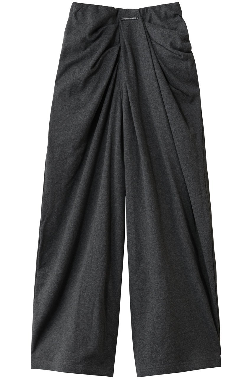 【プランク プロジェクト/PRANK PROJECT】のドレープフロントスウェットパンツ インテリア・キッズ・メンズ・レディースファッション・服の通販 founy(ファニー) 　ファッション　Fashion　レディースファッション　Fashion for Women　パンツ　Pants & Trousers　イエロー　Yellow　エレガント 上品　Elegant　カットソー　Cut and Sewn Top　トレンド　Trend, Trending Now　ドレープ　Drape, Draping Fabric　リラックス　Relax, Relaxed Fit　夏　Summer　定番　Standard, Basic Item　春　Spring　S/S・春夏　SS, Spring/Summer, Warm Season　A/W・秋冬　Autumn/Winter　C.GRY(チャコールグレー)|ID: prp329100004706814 ipo3291000000036517511