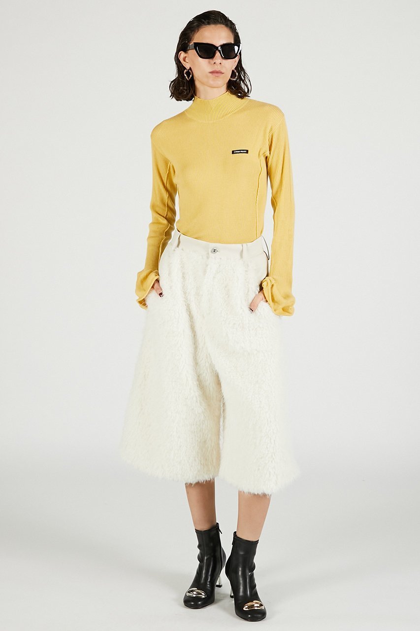 【プランク プロジェクト/PRANK PROJECT】のファーコンビハーフパンツ 人気、トレンドファッション・服の通販 founy(ファニー) 　ファッション　Fashion　レディースファッション　Fashion for Women　パンツ　Pants & Trousers　ショートパンツ・ハーフパンツ　High-Waisted & Relaxed Shorts　おすすめ　Recommended / Our Picks　ソックス　Socks, Hosiery　ハーフ　Half, Half-Length　バランス　Balance, Style Balance　フェイクファー　Faux Fur, Imitation Fur　フェイクレザー　Faux Leather, PU Leather　ロング　Long, Long-Length　エレガント 上品　Elegant　新作・新入荷　New Arrivals / New In　other-2|ID: prp329100004706815 ipo3291000000033995142