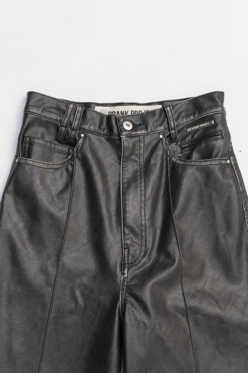 【プランク プロジェクト/PRANK PROJECT】のシンセティックレザープレスパンツ 人気、トレンドファッション・服の通販 founy(ファニー) 　ファッション　Fashion　レディースファッション　Fashion for Women　パンツ　Pants & Trousers　クロコ　Crocodile, Croc Embossed　ストレート　Straight, Straight Cut　バランス　Balance, Style Balance　ワイド　Wide, Wide Fit　ヴィンテージ　Vintage Style　新作・新入荷　New Arrivals / New In　other-2|ID: prp329100004706818 ipo3291000000033995170