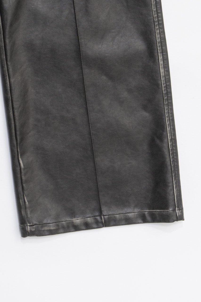 【プランク プロジェクト/PRANK PROJECT】のシンセティックレザープレスパンツ 人気、トレンドファッション・服の通販 founy(ファニー) 　ファッション　Fashion　レディースファッション　Fashion for Women　パンツ　Pants & Trousers　クロコ　Crocodile, Croc Embossed　ストレート　Straight, Straight Cut　バランス　Balance, Style Balance　ワイド　Wide, Wide Fit　ヴィンテージ　Vintage Style　新作・新入荷　New Arrivals / New In　other-3|ID: prp329100004706818 ipo3291000000033995171