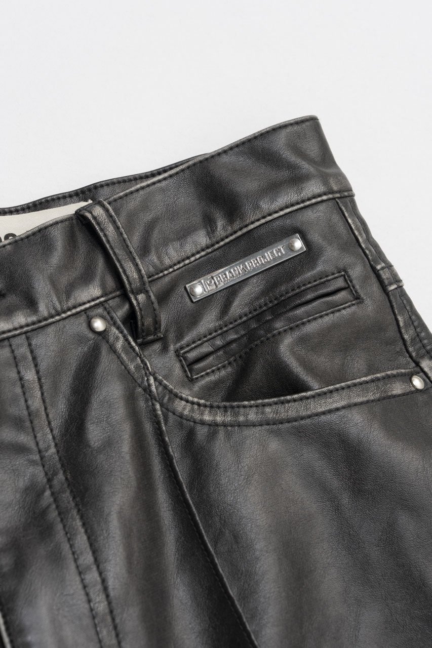 【プランク プロジェクト/PRANK PROJECT】のシンセティックレザープレスパンツ 人気、トレンドファッション・服の通販 founy(ファニー) 　ファッション　Fashion　レディースファッション　Fashion for Women　パンツ　Pants & Trousers　クロコ　Crocodile, Croc Embossed　ストレート　Straight, Straight Cut　バランス　Balance, Style Balance　ワイド　Wide, Wide Fit　ヴィンテージ　Vintage Style　新作・新入荷　New Arrivals / New In　other-4|ID: prp329100004706818 ipo3291000000033995172