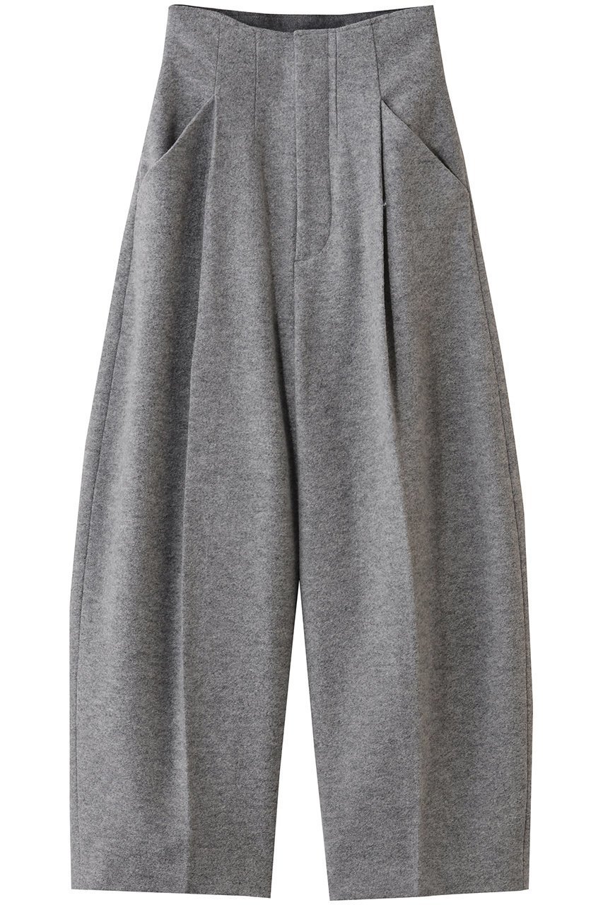 【プランク プロジェクト/PRANK PROJECT】のウールリングカーブパンツ インテリア・キッズ・メンズ・レディースファッション・服の通販 founy(ファニー) 　ファッション　Fashion　レディースファッション　Fashion for Women　パンツ　Pants & Trousers　カッティング　Cutting Detail　GRY(グレー)|ID: prp329100004706819 ipo3291000000036502299