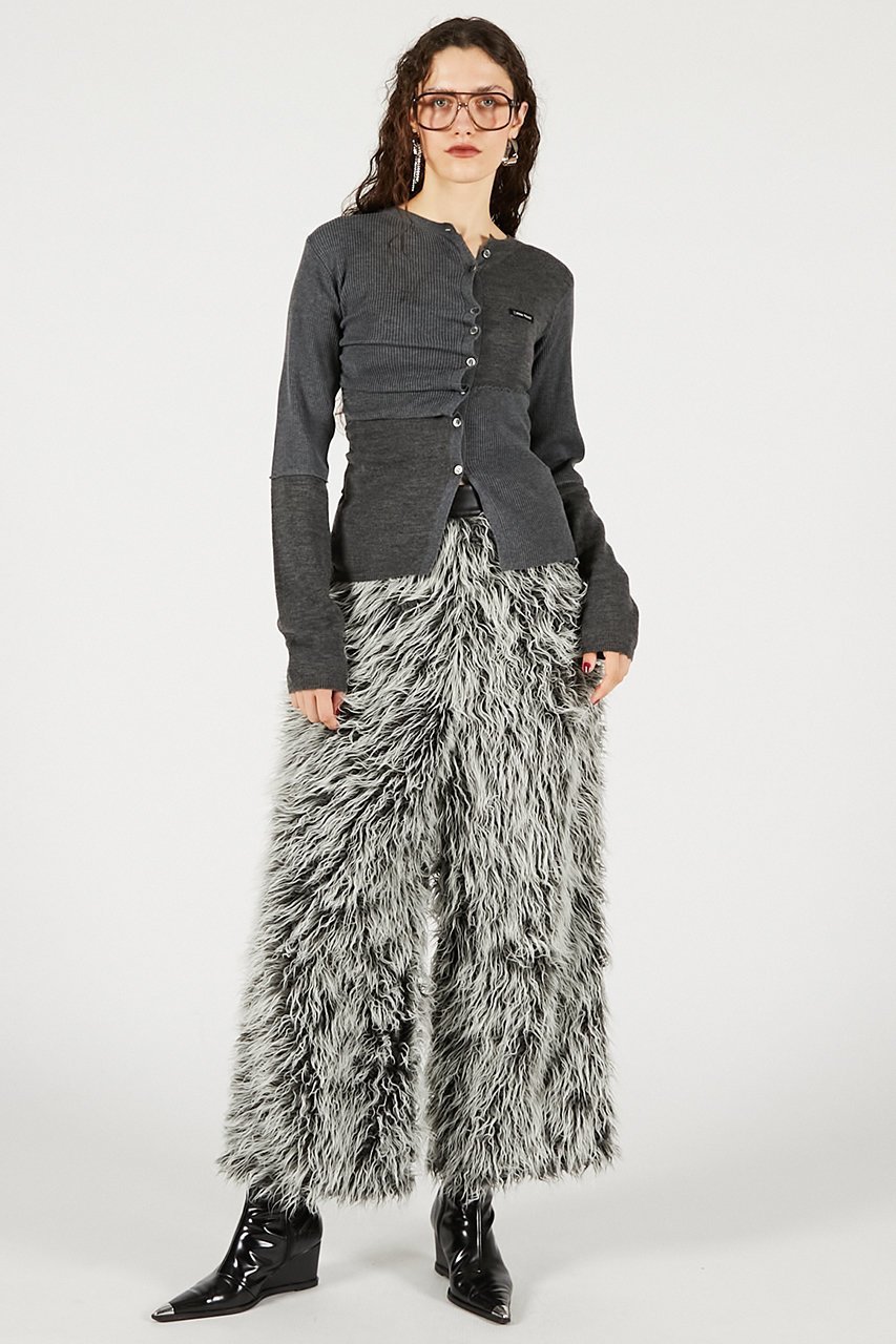 【プランク プロジェクト/PRANK PROJECT】のシンセティックファーパンツ 人気、トレンドファッション・服の通販 founy(ファニー) 　ファッション　Fashion　レディースファッション　Fashion for Women　パンツ　Pants & Trousers　ストレート　Straight, Straight Cut　フェイクファー　Faux Fur, Imitation Fur　ワイド　Wide, Wide Fit　今季　This Season, Current Season　再入荷　Restock / Back in Stock　other-6|ID: prp329100004706820 ipo3291000000035678186