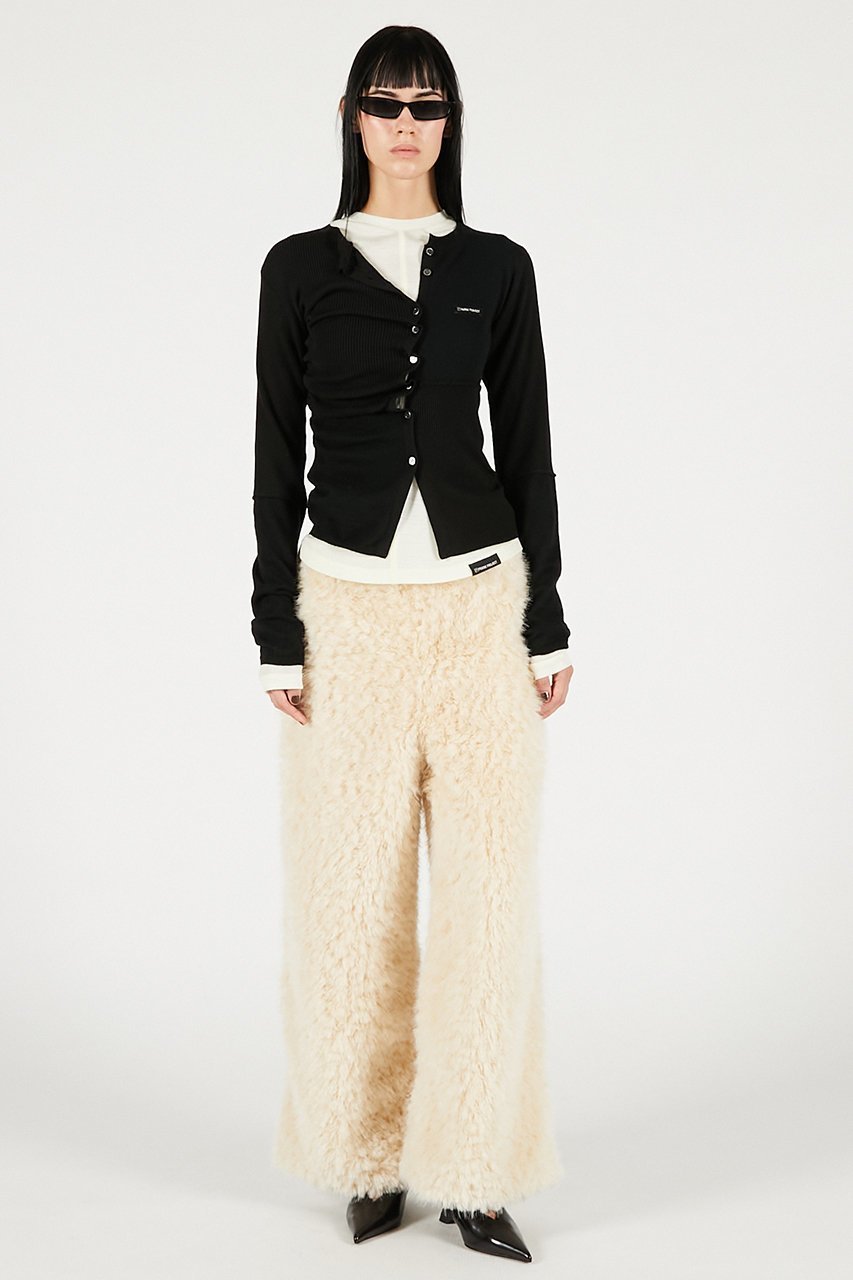 【プランク プロジェクト/PRANK PROJECT】のシンセティックファーパンツ 人気、トレンドファッション・服の通販 founy(ファニー) 　ファッション　Fashion　レディースファッション　Fashion for Women　パンツ　Pants & Trousers　ストレート　Straight, Straight Cut　フェイクファー　Faux Fur, Imitation Fur　ワイド　Wide, Wide Fit　今季　This Season, Current Season　other-6|ID: prp329100004706820 ipo3291000000036517527