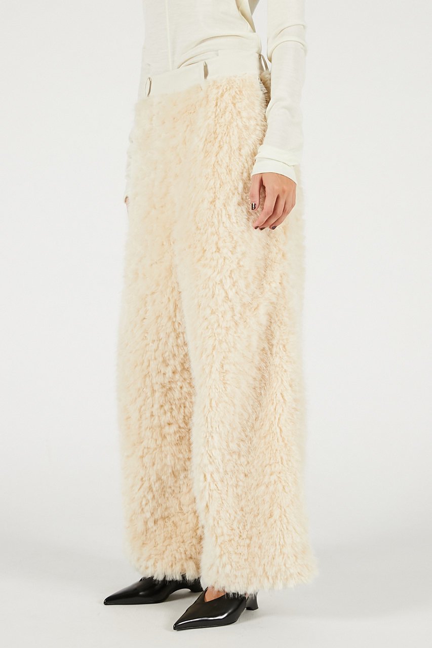 【プランク プロジェクト/PRANK PROJECT】のシンセティックファーパンツ 人気、トレンドファッション・服の通販 founy(ファニー) 　ファッション　Fashion　レディースファッション　Fashion for Women　パンツ　Pants & Trousers　ストレート　Straight, Straight Cut　フェイクファー　Faux Fur, Imitation Fur　ワイド　Wide, Wide Fit　今季　This Season, Current Season　other-8|ID: prp329100004706820 ipo3291000000036517529