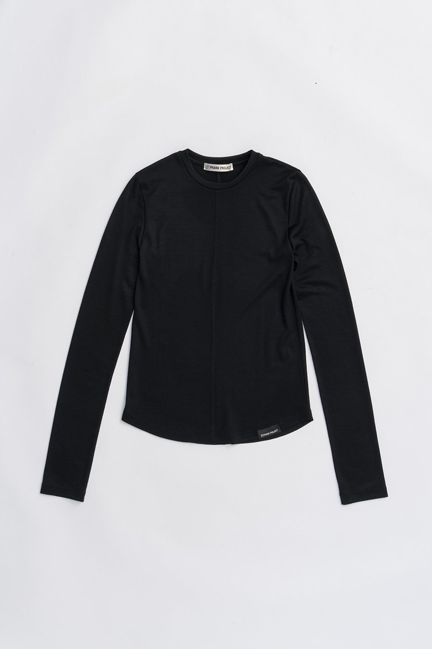 【プランク プロジェクト/PRANK PROJECT】のシンプルクルーネック 人気、トレンドファッション・服の通販 founy(ファニー) 　ファッション　Fashion　レディースファッション　Fashion for Women　トップス・カットソー　Cut & Sew Tops　シャツ・ブラウス・オフィスカジュアル　Elegant Blouses & Button-Ups　ロングTシャツ・Tシャツ　Longline T-Shirts & Tees　カットソー・ベーシックTシャツ　Cut-and-Sewn Tops / Stretch Tees & Basics　インナー　Innerwear　ジャケット　Jacket, Outerwear　スリーブ　Sleeve, Long Sleeve / Short Sleeve　センター　Center, Center Line　ロング　Long, Long-Length　ワーク　Workwear, Utility Style　エレガント 上品　Elegant　新作・新入荷　New Arrivals / New In　 other-1|ID: prp329100004706821 ipo3291000000033995196