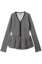 【プランク プロジェクト/PRANK PROJECT】のファーヘムフックアイトップ GRY(グレー)|ID: prp329100004706823 ipo3291000000035678199