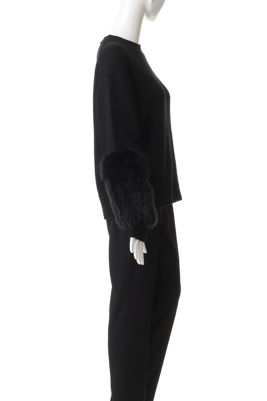 【ベイジ,/BEIGE,】のCHESTER / フェイクファークルーネックニット 人気、トレンドファッション・服の通販 founy(ファニー) ファッション Fashion レディースファッション Fashion for Women トップス・カットソー Cut & Sew Tops ニット Knit Tops & Sweaters カジュアルプルオーバー・ニットトップス Pullovers & Knit Tops / Casual Pullovers ダウン Down, Puffer デニム Denim, Jeans Material フェイクファー Faux Fur, Imitation Fur リュクス Luxury, Elegant, High-End, Chic other-6|ID: prp329100004707918 ipo3291000000034294756