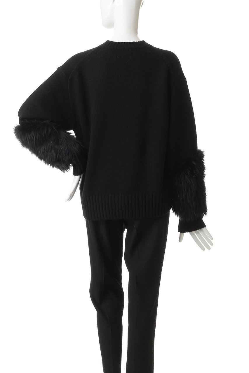 【ベイジ,/BEIGE,】のCHESTER / フェイクファークルーネックニット 人気、トレンドファッション・服の通販 founy(ファニー) 　ファッション　Fashion　レディースファッション　Fashion for Women　トップス・カットソー　Cut & Sew Tops　ニット　Knit Tops & Sweaters　カジュアルプルオーバー・ニットトップス　Pullovers & Knit Tops / Casual Pullovers　ダウン　Down, Puffer　デニム　Denim, Jeans Material　フェイクファー　Faux Fur, Imitation Fur　リュクス　Luxury, Elegant, High-End, Chic　再入荷　Restock / Back in Stock　other-4|ID: prp329100004707918 ipo3291000000035512460