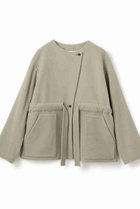 【ベイジ,/BEIGE,】の【9/26 12:00販売開始】LABBOCK / ウール混2WAYショートコート L.Khaki|ID: prp329100004707921 ipo3291000000034004268