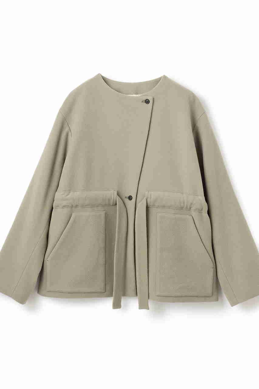 【ベイジ,/BEIGE,】の【9/26 12:00販売開始】LABBOCK / ウール混2WAYショートコート インテリア・キッズ・メンズ・レディースファッション・服の通販 founy(ファニー) 　ファッション　Fashion　レディースファッション　Fashion for Women　アウター　Coat / Outerwear Collection　コート・ロングコート・ピーコート　Long Coats, Peacoats & More　ショート　Short, Short Length　ジャケット　Jacket, Outerwear　ロング　Long, Long-Length　L.Khaki|ID: prp329100004707921 ipo3291000000034004268