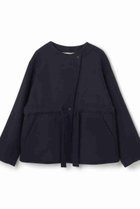 【ベイジ,/BEIGE,】の【9/26 12:00販売開始】LABBOCK / ウール混2WAYショートコート Navy|ID: prp329100004707921 ipo3291000000034004269