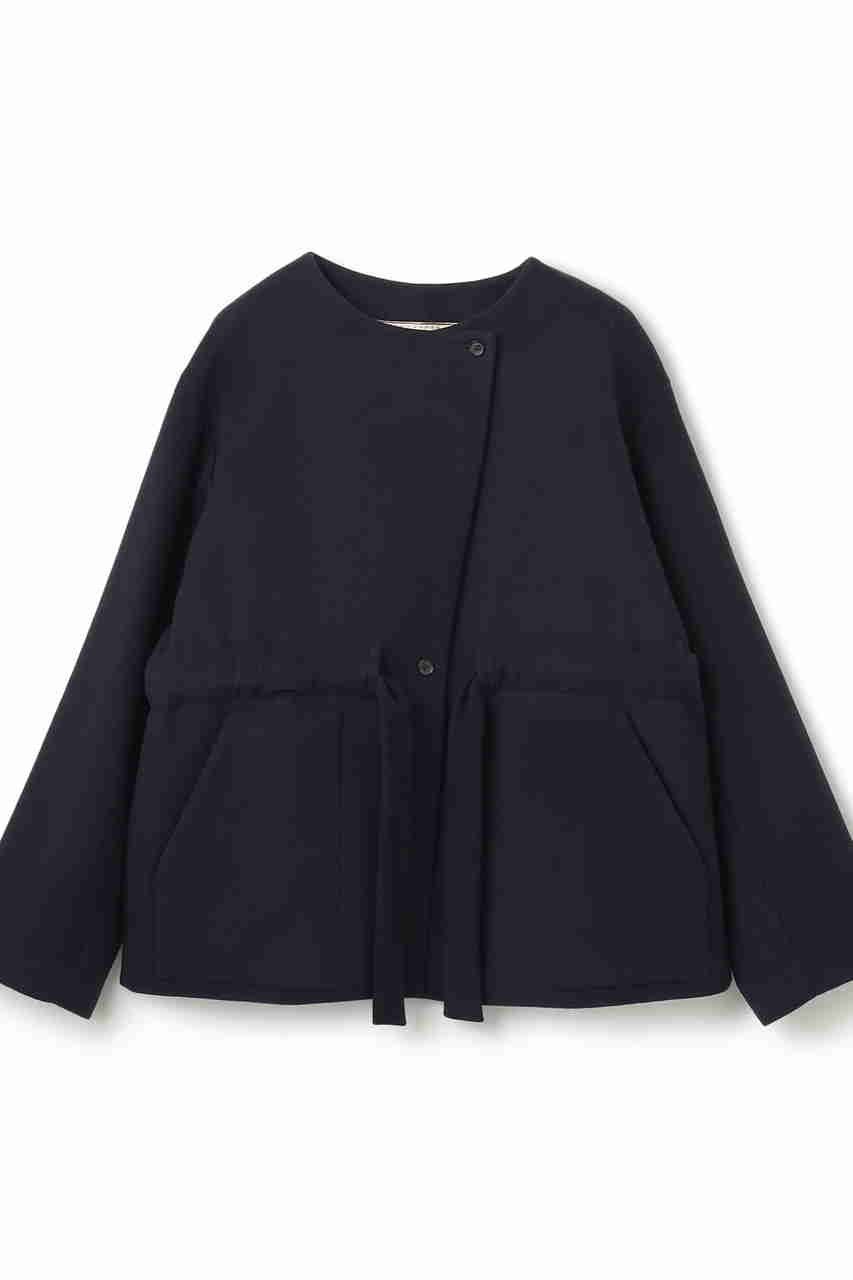 【ベイジ,/BEIGE,】の【9/26 12:00販売開始】LABBOCK / ウール混2WAYショートコート インテリア・キッズ・メンズ・レディースファッション・服の通販 founy(ファニー) 　ファッション　Fashion　レディースファッション　Fashion for Women　アウター　Coat / Outerwear Collection　コート・ロングコート・ピーコート　Long Coats, Peacoats & More　ショート　Short, Short Length　ジャケット　Jacket, Outerwear　ロング　Long, Long-Length　Navy|ID: prp329100004707921 ipo3291000000034004269