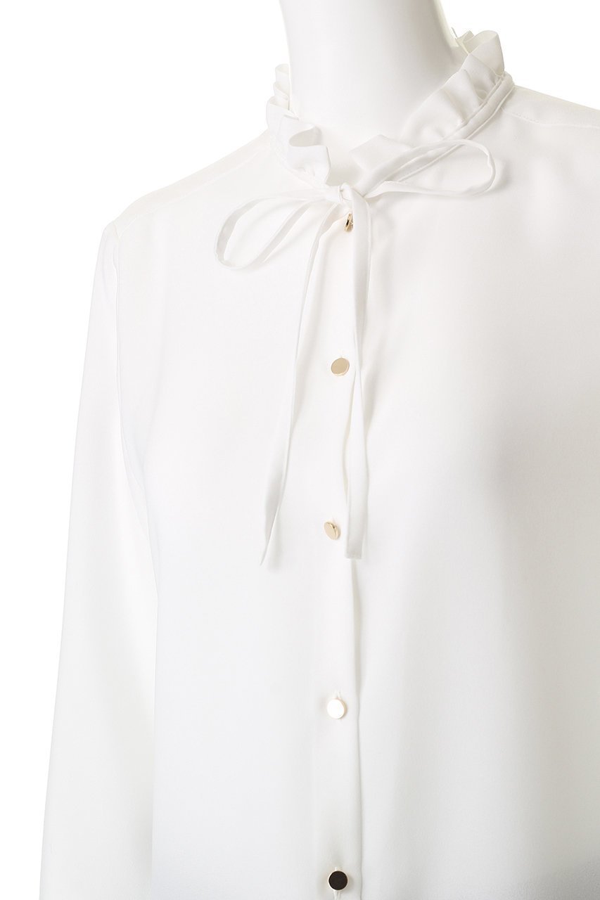 【ベイジ,/BEIGE,】のSTOW / フリルタイブラウス 人気、トレンドファッション・服の通販 founy(ファニー) ファッション Fashion レディースファッション Fashion for Women トップス・カットソー Cut & Sew Tops シャツ・ブラウス・オフィスカジュアル Elegant Blouses & Button-Ups おすすめ Recommended / Our Picks インナー Innerwear ジャケット Jacket, Outerwear スリーブ Sleeve, Long Sleeve / Short Sleeve ダウン Down, Puffer デニム Denim, Jeans Material フリル Frill, Ruffle フロント Front, Front Design リボン Ribbon, Bow ロング Long, Long-Length エレガント 上品 Elegant 定番 Standard, Basic Item other-8|ID: prp329100004707923 ipo3291000000034347600