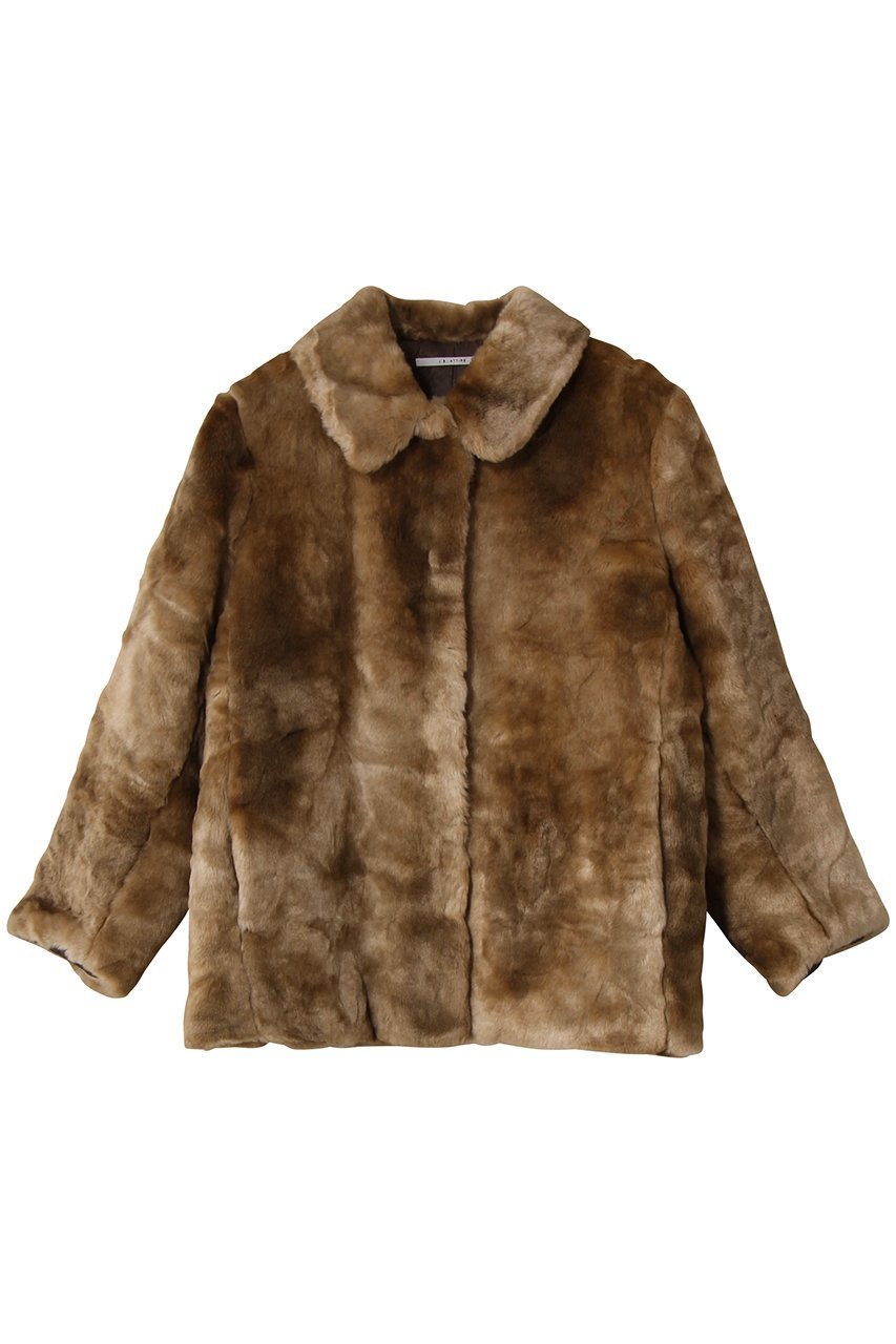 【ジェービーアタイア/J.B. ATTIRE】のNEW YORK FUR JACKET インテリア・キッズ・メンズ・レディースファッション・服の通販 founy(ファニー) 　ファッション　Fashion　レディースファッション　Fashion for Women　アウター　Coat / Outerwear Collection　レディースジャケット・軽アウター　Jackets　アクリル　Acrylic Material　エレガント 上品　Elegant　シンプル　Simple, Minimal　ジャケット　Jacket, Outerwear　A/W・秋冬　Autumn/Winter　ブラウン|ID: prp329100004707926 ipo3291000000035512487