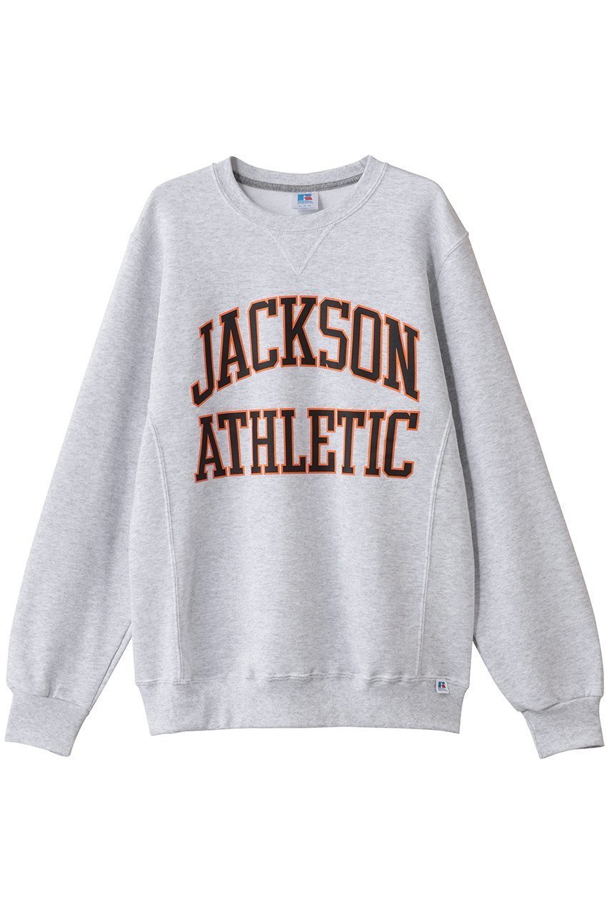 【エリオポール/heliopole】の【RUSSELL ATHLETIC】Arch Logo Dri-Pwer スウェットシャツ 人気、トレンドファッション・服の通販 founy(ファニー) 　ファッション　Fashion　レディースファッション　Fashion for Women　トップス・カットソー　Cut & Sew Tops　シャツ・ブラウス・オフィスカジュアル　Elegant Blouses & Button-Ups　レディースパーカー・カジュアルフーディー　Casual Hoodies & Sweatshirts　ロングTシャツ・Tシャツ　Longline T-Shirts & Tees　スウェット・クルーネックトップス　Sweatshirts & Crewnecks / Relaxed Fit Sweat Tops　カットソー・ベーシックTシャツ　Cut-and-Sewn Tops / Stretch Tees & Basics　スポーツ　Sports, Activewear　プリント　Print, Printed Pattern　ラバー　Rubber, Rubber Sole　新作・新入荷　New Arrivals / New In　 other-1|ID: prp329100004707929 ipo3291000000034004315