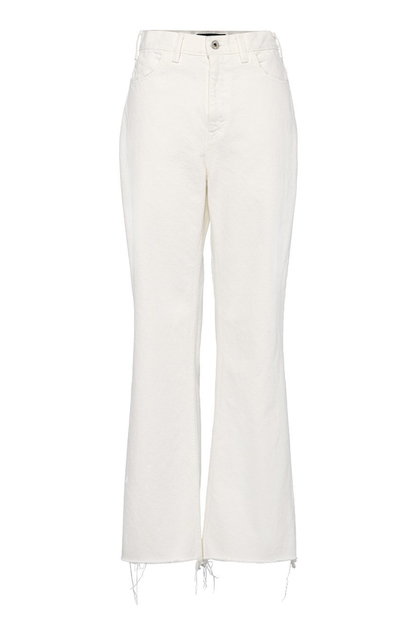 【マディソンブルー/MADISONBLUE】のHEM CUT FLARE PANTS ヘムカットフレアパンツ インテリア・キッズ・メンズ・レディースファッション・服の通販 founy(ファニー) ファッション Fashion レディースファッション Fashion for Women パンツ Pants & Trousers デニムパンツ・ジーンズ・美脚デニム Denim Jeans & Pants デニム Denim, Jeans Material ブリーチ Bleach, Washed Finish ヴィンテージ Vintage Style ホワイト|ID: prp329100004707935 ipo3291000000036676283