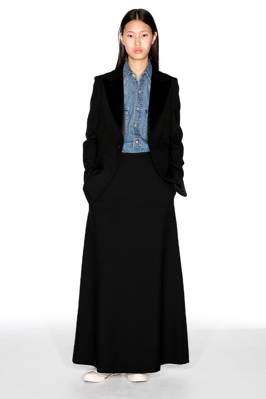【マディソンブルー/MADISONBLUE】のSIDESTRIPE A-LINE LONG SK サイドストライプAラインスカート 人気、トレンドファッション・服の通販 founy(ファニー) 　ファッション　Fashion　レディースファッション　Fashion for Women　スカート　Skirts　Aライン・フレアスカート　A-Line & Flared Skirts　ロングスカート　Long Skirts / Maxi & Midi Skirts　エレガント 上品　Elegant　ストライプ　Stripe, Striped Pattern　フレア　Flare, Flared　ロング　Long, Long-Length　別注　Limited Edition, Custom Order　新作・新入荷　New Arrivals / New In　other-6|ID: prp329100004707937 ipo3291000000034004376