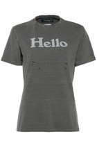【マディソンブルー/MADISONBLUE】のVINTAGE HELLO TEE ヴィンテージHELLO Tシャツ ブラック|ID: prp329100004707938 ipo3291000000034004379