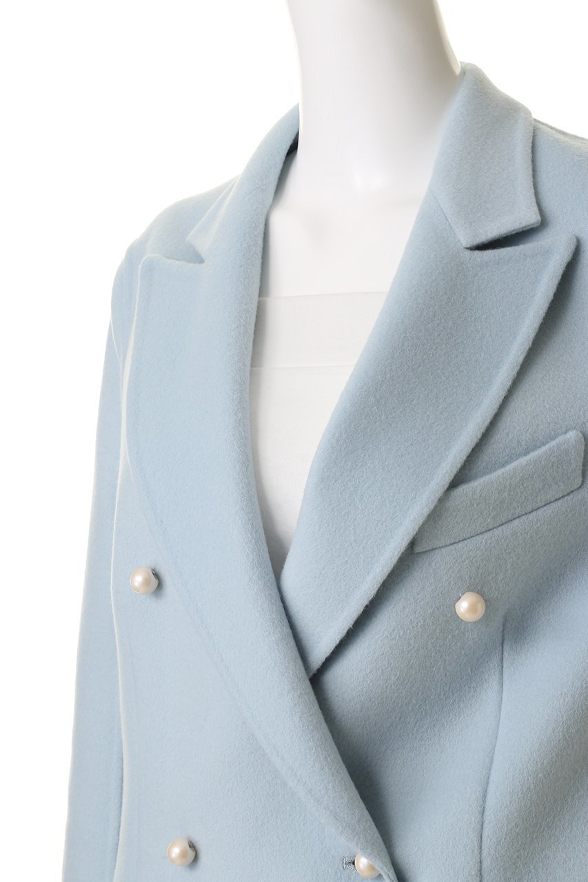 【マディソンブルー/MADISONBLUE】のPEARL CHESTER COAT BEAVER パールボタンチェスターコート 人気、トレンドファッション・服の通販 founy(ファニー) 　ファッション　Fashion　レディースファッション　Fashion for Women　アウター　Coat / Outerwear Collection　コート・ロングコート・ピーコート　Long Coats, Peacoats & More　チェスターコート・ロング丈アウター　Chester Coats / Chesterfield Long Coats　チェスターコート　Chester Coat, Long Coat　パール　Pearl, Pearl Accent　ロング　Long, Long-Length　エレガント 上品　Elegant　新作・新入荷　New Arrivals / New In　other-5|ID: prp329100004707939 ipo3291000000034004391