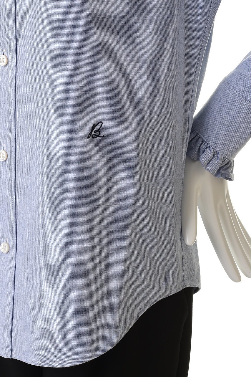 【マディソンブルー/MADISONBLUE】のROUND COLLAR FRILL SH OX ラウンドカラーフリルシャツ 人気、トレンドファッション・服の通販 founy(ファニー) 　ファッション　Fashion　レディースファッション　Fashion for Women　トップス・カットソー　Cut & Sew Tops　シャツ・ブラウス・オフィスカジュアル　Elegant Blouses & Button-Ups　スリーブ　Sleeve, Long Sleeve / Short Sleeve　バランス　Balance, Style Balance　フリル　Frill, Ruffle　ラウンド　Round, Round Neck　ロング　Long, Long-Length　新作・新入荷　New Arrivals / New In　other-5|ID: prp329100004707940 ipo3291000000034004400
