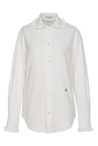 【マディソンブルー/MADISONBLUE】のROUND COLLAR FRILL SH OX ラウンドカラーフリルシャツ ホワイト|ID: prp329100004707940 ipo3291000000036134902