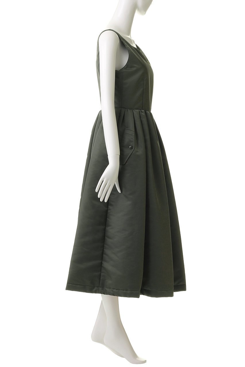 【マディソンブルー/MADISONBLUE】のGATHER PADDING DRESS NY TWILL ギャザーパディングドレス 人気、トレンドファッション・服の通販 founy(ファニー) 　ファッション　Fashion　レディースファッション　Fashion for Women　ワンピース　Dresses　フォーマル・パーティードレス・結婚式用ドレス　Elegant & Casual Dresses　チュニック　Tunic Tops & Dresses　エレガント 上品　Elegant　ギャザー　Gathered, Ruffled　ジャケット　Jacket, Outerwear　チュニック　Tunic, Long Top　ドレス　Dress, One-Piece　フィット　Fit, Slim Fit　フレア　Flare, Flared　ロング　Long, Long-Length　ヴィンテージ　Vintage Style　新作・新入荷　New Arrivals / New In　軽量　Lightweight, Ultra Light　other-3|ID: prp329100004707943 ipo3291000000034004416
