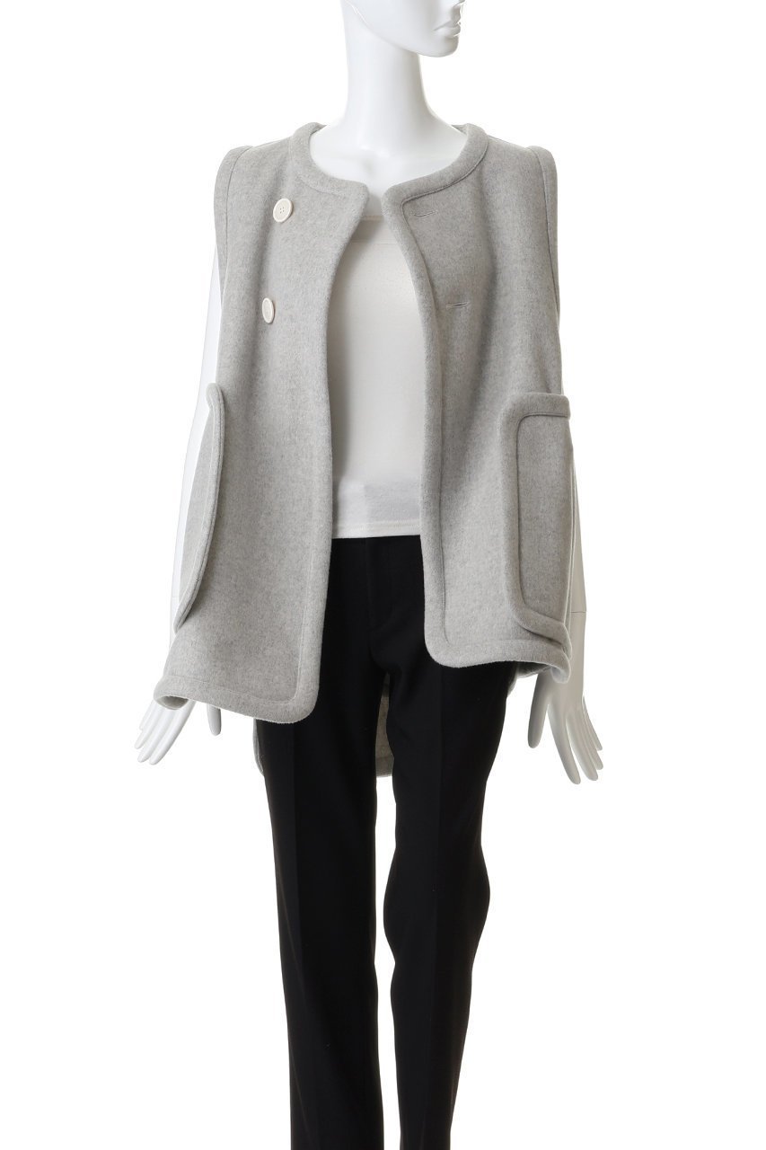 【エンフォルド/ENFOLD】のPIPING VEST 人気、トレンドファッション・服の通販 founy(ファニー) 　ファッション　Fashion　レディースファッション　Fashion for Women　アウター　Coat / Outerwear Collection　レディースジャケット・軽アウター　Jackets　ジャケット　Jacket, Outerwear　パイピング　Piping, Trim Design　ベスト　Vest, Waistcoat　ポケット　Pocket, Pocket Detail　メランジ　Melange, Mixed Yarn　新作・新入荷　New Arrivals / New In　A/W・秋冬　Autumn/Winter　other-7|ID: prp329100004707948 ipo3291000000034004453