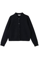 【デミーリー/DEMYLEE】のTOLU コットンカシミヤ シャツカラーニットカーディガン ネイビー|ID:prp329100004707953