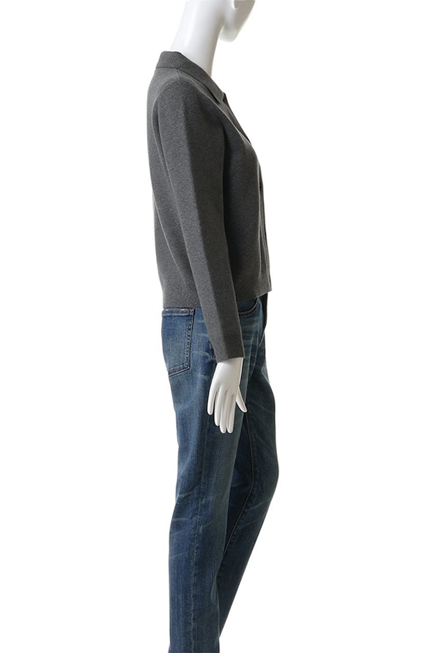 【デミーリー/DEMYLEE】のTOLU コットンカシミヤ シャツカラーニットカーディガン 人気、トレンドファッション・服の通販 founy(ファニー) 　ファッション　Fashion　レディースファッション　Fashion for Women　トップス・カットソー　Cut & Sew Tops　ニット　Knit Tops & Sweaters　カーディガン・羽織り　Layered Style Cardigans　シャツ・ブラウス・オフィスカジュアル　Elegant Blouses & Button-Ups　カーディガン　Cardigan, Knitwear　コンパクト　Compact, Small Size　ショート　Short, Short Length　エレガント 上品　Elegant　新作・新入荷　New Arrivals / New In　other-3|ID: prp329100004707953 ipo3291000000034004487