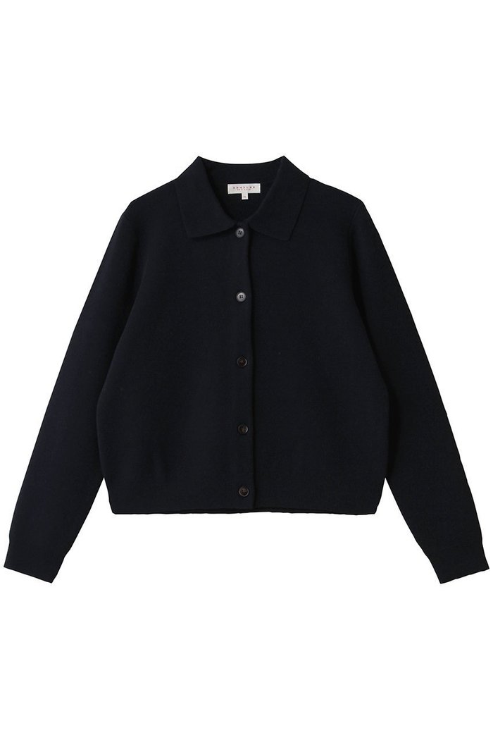 【デミーリー/DEMYLEE】のTOLU コットンカシミヤ シャツカラーニットカーディガン インテリア・キッズ・メンズ・レディースファッション・服の通販 founy(ファニー) https://founy.com/ ファッション Fashion レディースファッション Fashion for Women トップス・カットソー Cut & Sew Tops ニット Knit Tops & Sweaters カーディガン・羽織り Layered Style Cardigans シャツ・ブラウス・オフィスカジュアル Elegant Blouses & Button-Ups カーディガン Cardigan, Knitwear コンパクト Compact, Small Size ショート Short, Short Length エレガント 上品 Elegant |ID: prp329100004707953 ipo3291000000036134963