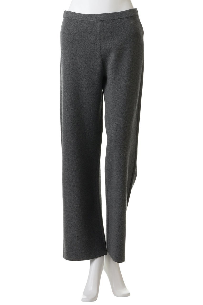 【デミーリー/DEMYLEE】のSUTTON コットンカシミヤ ニットパンツ 人気、トレンドファッション・服の通販 founy(ファニー) 　ファッション　Fashion　レディースファッション　Fashion for Women　パンツ　Pants & Trousers　ジャケット　Jacket, Outerwear　ストレート　Straight, Straight Cut　ワイド　Wide, Wide Fit　新作・新入荷　New Arrivals / New In　other-2|ID: prp329100004707955 ipo3291000000034004500