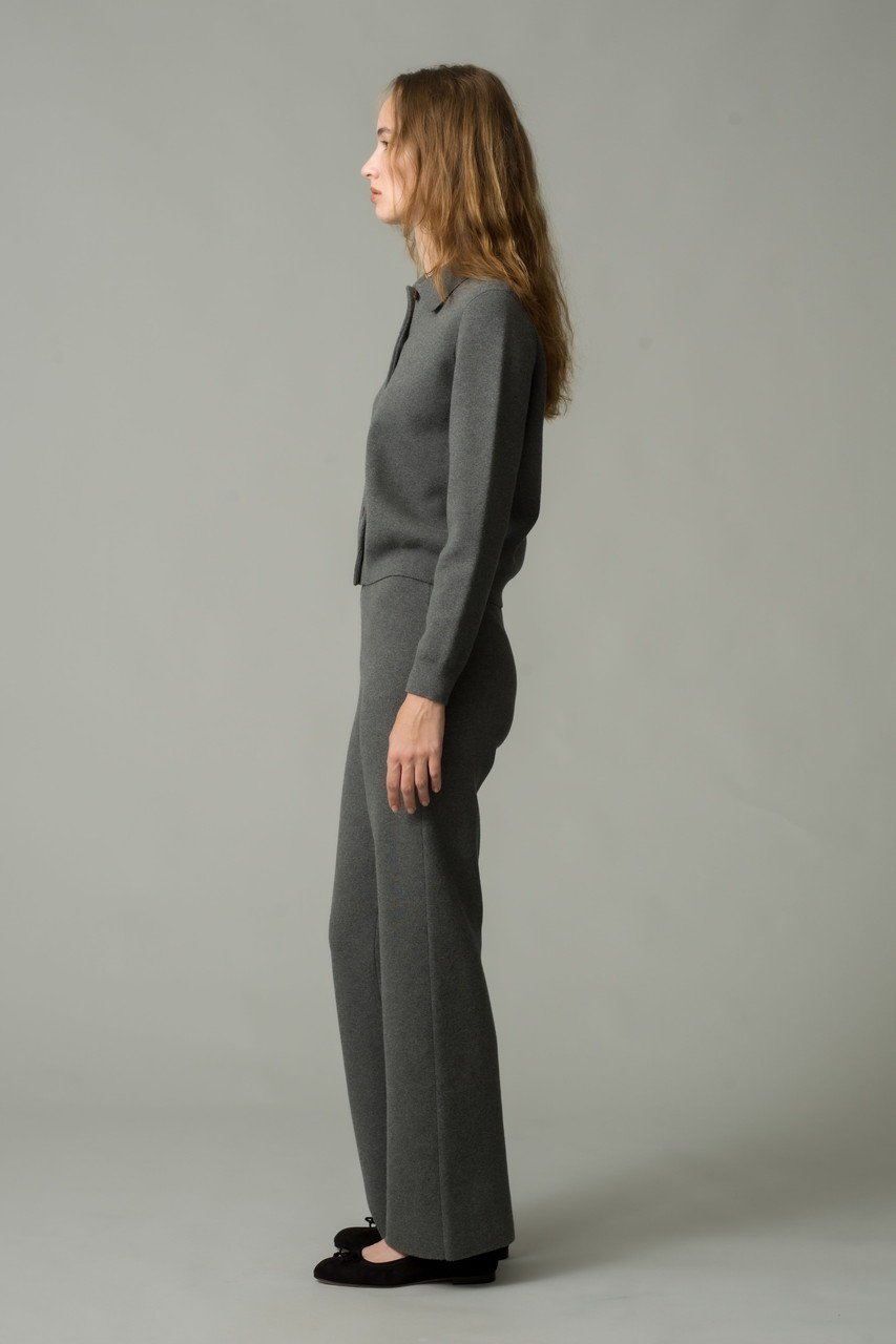 【デミーリー/DEMYLEE】のSUTTON コットンカシミヤ ニットパンツ 人気、トレンドファッション・服の通販 founy(ファニー) 　ファッション　Fashion　レディースファッション　Fashion for Women　パンツ　Pants & Trousers　ジャケット　Jacket, Outerwear　ストレート　Straight, Straight Cut　ワイド　Wide, Wide Fit　新作・新入荷　New Arrivals / New In　other-6|ID: prp329100004707955 ipo3291000000034004508